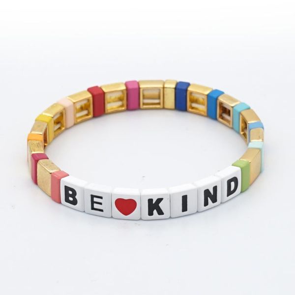shinus letter bracelets rainbow enamel tile stretch bracelet women heart gold color summer beach bohemian 2020 fashion jewelry, Golden;silver
shinus letter bracelets rainbow enamel tile stretch bracelet women heart gold color summer beach bohemian 2020 fashion jewelry, Golden;silver