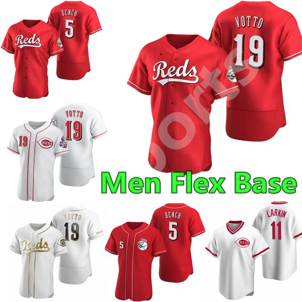 cincinnati men #7 eugenio suarez 5 johnny bench 27 trevor bauer 11 barry larkin 19 joey votto flex base baseball jersey, Blue;black
cincinnati men #7 eugenio suarez 5 johnny bench 27 trevor bauer 11 barry larkin 19 joey votto flex base baseball jersey, Blue;black