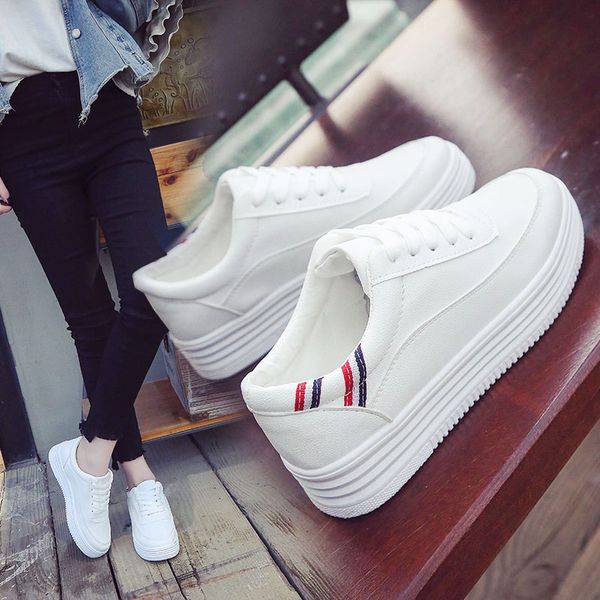 fashion shoes women's white shoes spring breathable soft casual vulcanize classic harajuku women casual sneakers, Black
fashion shoes women's white shoes spring breathable soft casual vulcanize classic harajuku women casual sneakers, Black