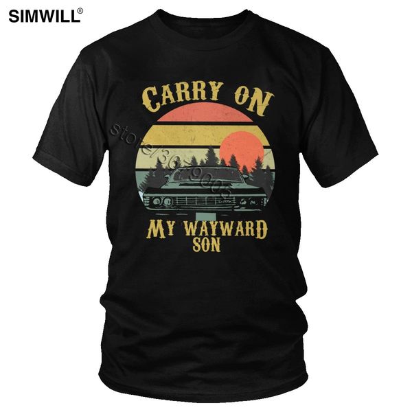 men's vintage supernatural t shirt carry on my wayward son t-shirt short sleeved cotton casual car tees movie fan gift clothes
men's vintage supernatural t shirt carry on my wayward son t-shirt short sleeved cotton casual car tees movie fan gift clothes