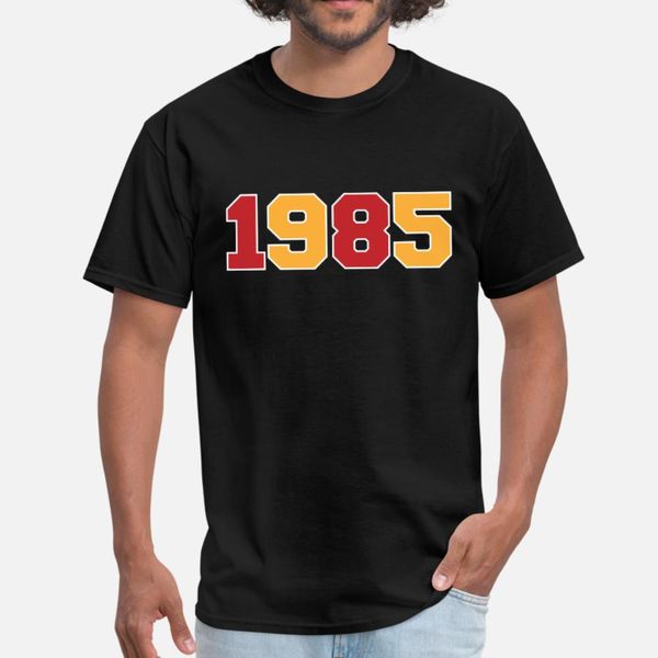 1985 athletic т рубашки мужчин характер 100% хлопок o-образный вырез outfit графической мода лето формальной рубашка, White;black
1985 athletic т рубашки мужчин характер 100% хлопок o-образный вырез outfit графической мода лето формальной рубашка, White;black