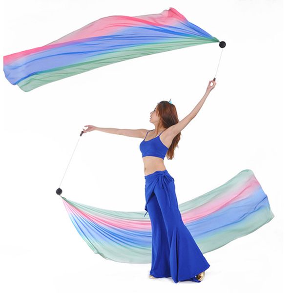 stage wear women hand props poi silk veils thrown scarf shawl accessories belly dance performance multicolor 2 pieces, Black;red
stage wear women hand props poi silk veils thrown scarf shawl accessories belly dance performance multicolor 2 pieces, Black;red