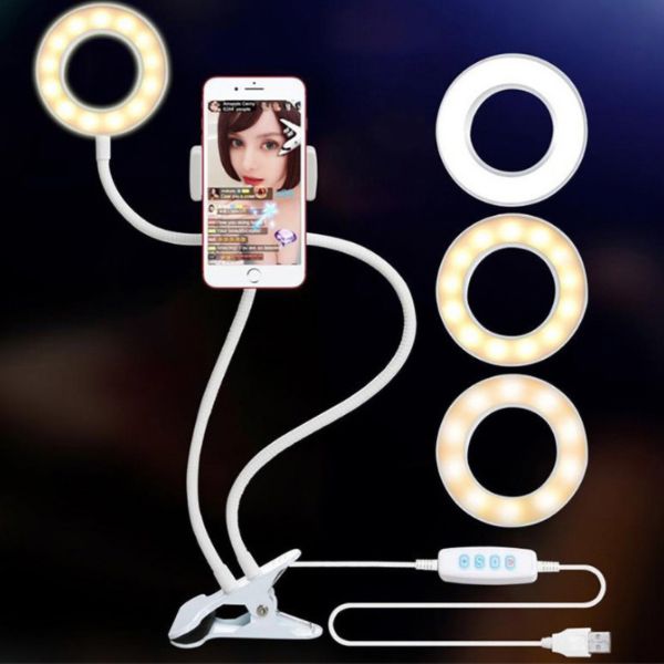 new led selfie ring light with cell phone universal holder desk clip live stream makeup lamp for all phones
new led selfie ring light with cell phone universal holder desk clip live stream makeup lamp for all phones