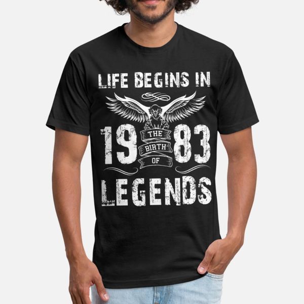 life begin in 1983 legends t shirt men character cotton o neck leisure cute casual spring autumn cool shirt