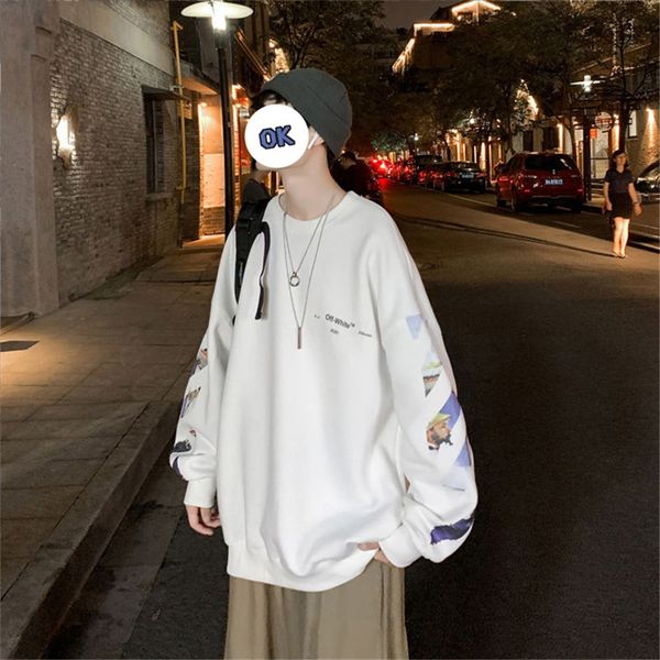 off european and american tide clothing white couple ow loose sweater pullover men and women the same paragraph ins hip- jzc6#981, Black
off european and american tide clothing white couple ow loose sweater pullover men and women the same paragraph ins hip- jzc6#981, Black