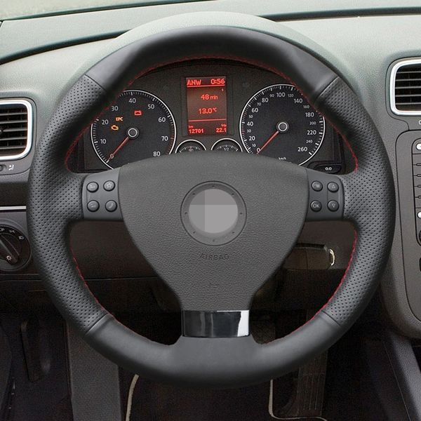 artificial leather steering wheel cover diy black hand-stitched car steering wheel covers for volkswagen vw eos mk5 2005-2008
artificial leather steering wheel cover diy black hand-stitched car steering wheel covers for volkswagen vw eos mk5 2005-2008