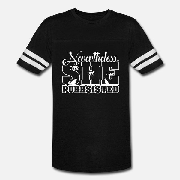 pun nevertheless she purrsisted t shirt men anti-wrinkle cotton s-3xl family anti-wrinkle comical summer style pattern
pun nevertheless she purrsisted t shirt men anti-wrinkle cotton s-3xl family anti-wrinkle comical summer style pattern