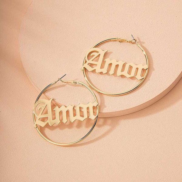 hoop & huggie 2021 trendy ins gold boss babygirl letters initial minimalism earrings korean fashion chic women party jewelry earring, Golden;silver
hoop & huggie 2021 trendy ins gold boss babygirl letters initial minimalism earrings korean fashion chic women party jewelry earring, Golden;silver