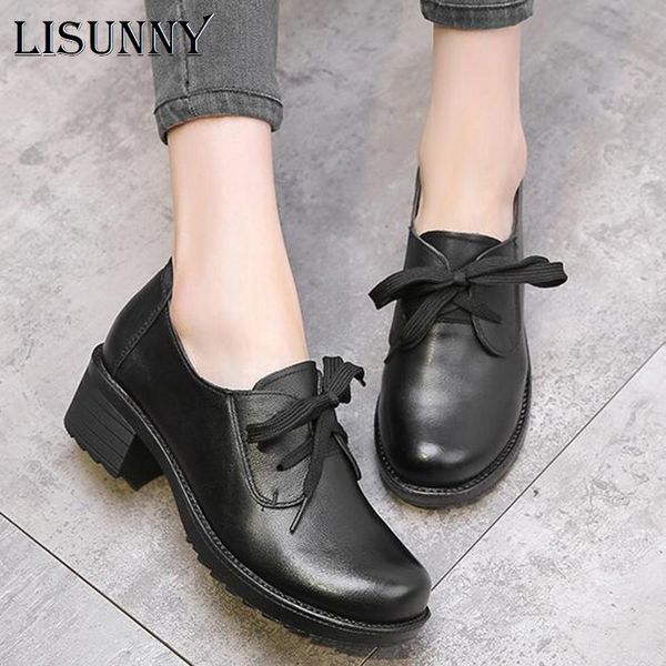 lisunny 2020 new ladies lace-up shoes low-heels soft genuine leather casual shoes women slip on for women, Black
lisunny 2020 new ladies lace-up shoes low-heels soft genuine leather casual shoes women slip on for women, Black