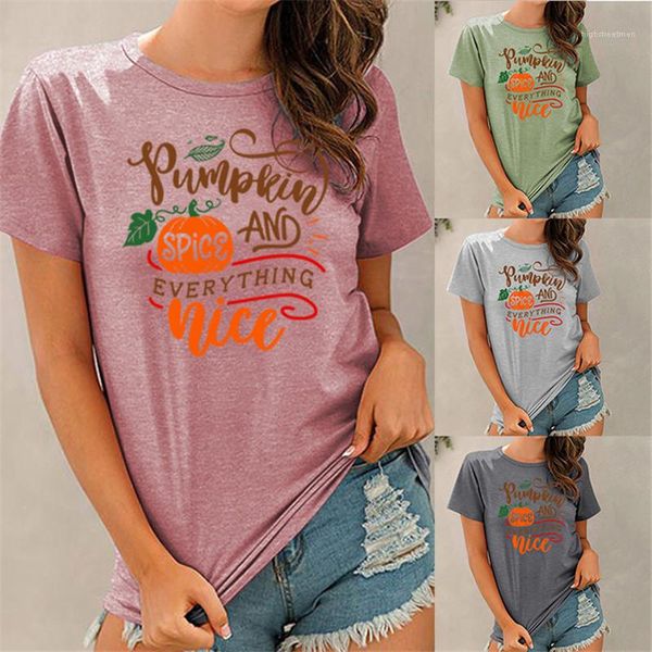 sleeve casual female clothing summer womens designer tshirts pumpkin letter printed solid color crew neck short, White
sleeve casual female clothing summer womens designer tshirts pumpkin letter printed solid color crew neck short, White