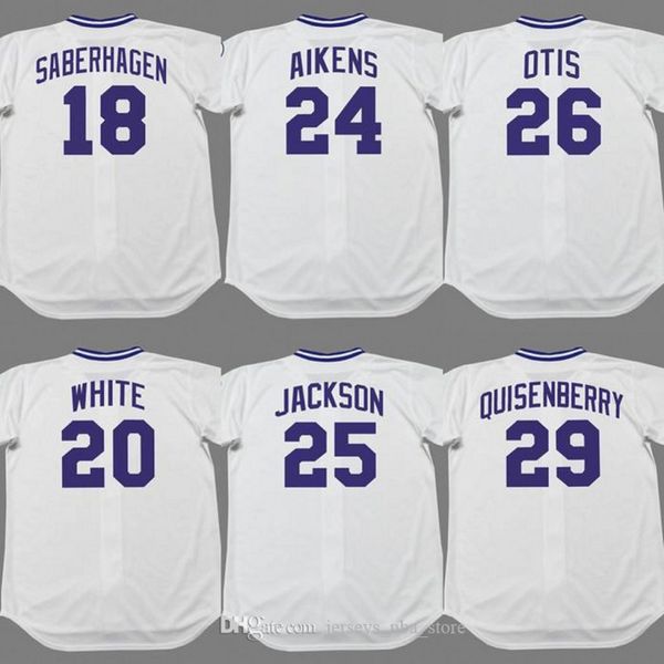 kansas city 18 bret saberhagen 20 frank white 24 willie aikens 25 danny jackson 26 amos otis 29 dan quisenberry baseball jersey 1985 02, Blue;black
kansas city 18 bret saberhagen 20 frank white 24 willie aikens 25 danny jackson 26 amos otis 29 dan quisenberry baseball jersey 1985 02, Blue;black