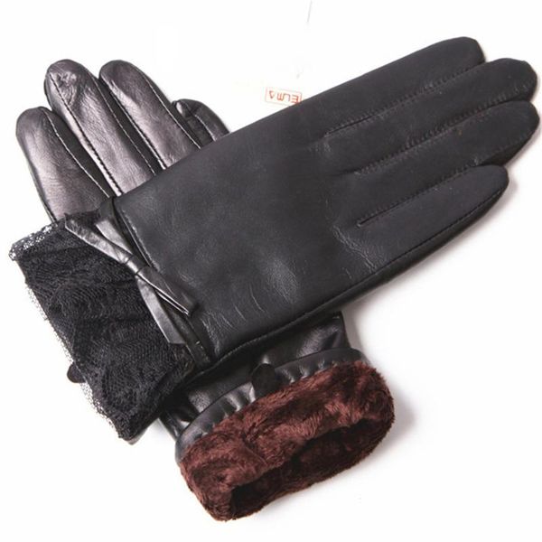 autumn and winter leather gloves ladies plus velvet warm lace edge sheepskin gloves el072, Blue;gray
autumn and winter leather gloves ladies plus velvet warm lace edge sheepskin gloves el072, Blue;gray