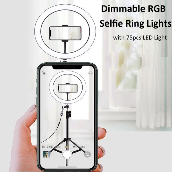 12 inch led ring light dimmable rgb 1.1m stannd tripod for selfie p vlog video led fill light bluetooth with remote control
12 inch led ring light dimmable rgb 1.1m stannd tripod for selfie p vlog video led fill light bluetooth with remote control