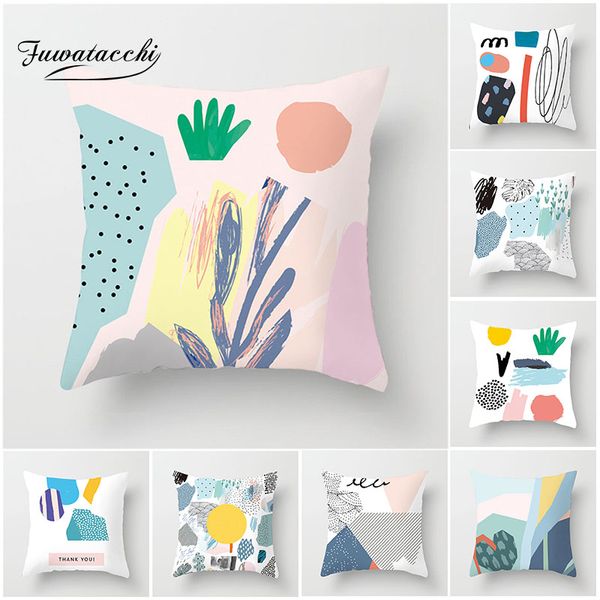 fuwatacchi tropical plants cactus cushion cover cartoon pattern pillow cover for home chair decoration pillowcases 45*45 cm
fuwatacchi tropical plants cactus cushion cover cartoon pattern pillow cover for home chair decoration pillowcases 45*45 cm