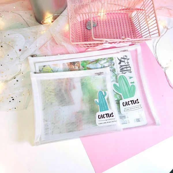 a4/a5 cactus transparent folder pvc mesh file folder document bag stationery bag promotional gift stationery bag for documents
a4/a5 cactus transparent folder pvc mesh file folder document bag stationery bag promotional gift stationery bag for documents