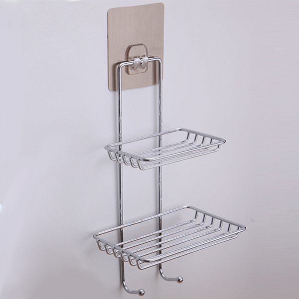 double layer seamless self-adhesion bathroom stainless steel soap dish tray box stand soap holder organizer storage
double layer seamless self-adhesion bathroom stainless steel soap dish tray box stand soap holder organizer storage