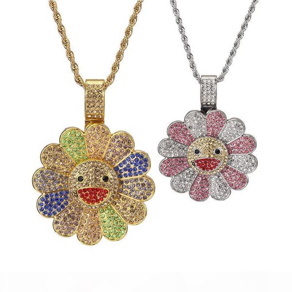 new fashion sun flower rotating pendant necklace with accessories ice zircon shiny gold silver chain men's and women's hip hop jew
new fashion sun flower rotating pendant necklace with accessories ice zircon shiny gold silver chain men's and women's hip hop jew