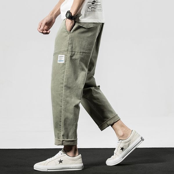 nine-point denim pants men's straight loose large size trendy brand trend nine-point jeans and jeans four seasons student foot-binding, Blue
nine-point denim pants men's straight loose large size trendy brand trend nine-point jeans and jeans four seasons student foot-binding, Blue