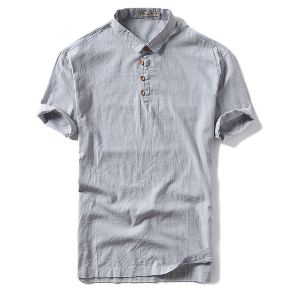 short sleeve mens linen shirt summer soft breathable linen sleeved shirt solid turn-down collar slim fit casual shirts 4xl, White;black
short sleeve mens linen shirt summer soft breathable linen sleeved shirt solid turn-down collar slim fit casual shirts 4xl, White;black