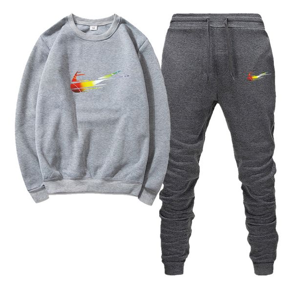 retro football shirts men's sportswear sports suits men's casual cotton spring and autumn new women's jogging clothing, Gray
retro football shirts men's sportswear sports suits men's casual cotton spring and autumn new women's jogging clothing, Gray