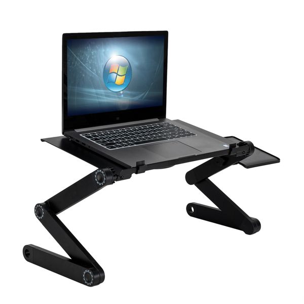 360-degree rotation multifunctional portable folding table with fan & mouse black
360-degree rotation multifunctional portable folding table with fan & mouse black