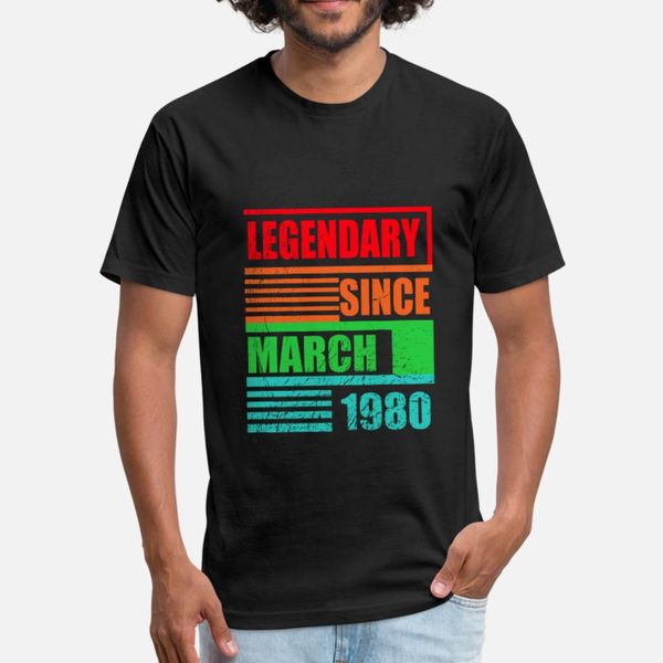 40th birthday legendary since march 1980 t shirt men create cotton s-xxxl trend sunlight casual summer outfit shirt
40th birthday legendary since march 1980 t shirt men create cotton s-xxxl trend sunlight casual summer outfit shirt