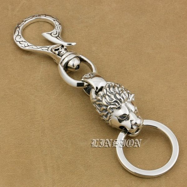 linsion huge heavy 925 sterling silver skull hook lion mens biker rocker punk keychain belt clip 9t020, Slivery;golden
linsion huge heavy 925 sterling silver skull hook lion mens biker rocker punk keychain belt clip 9t020, Slivery;golden