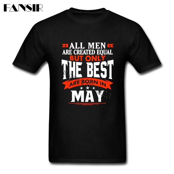 hip hop tee shirt male short sleeve crewneck cotton all men are created equal but only the are born in may men t shirt
hip hop tee shirt male short sleeve crewneck cotton all men are created equal but only the are born in may men t shirt
