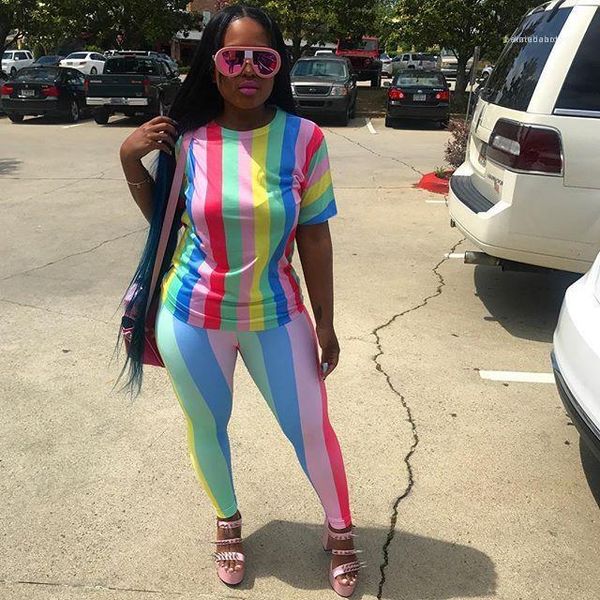 panelled multi color sports casual female clothing fashion women designer tracksuits rainbow stripe 2pcs sets suits, White
panelled multi color sports casual female clothing fashion women designer tracksuits rainbow stripe 2pcs sets suits, White