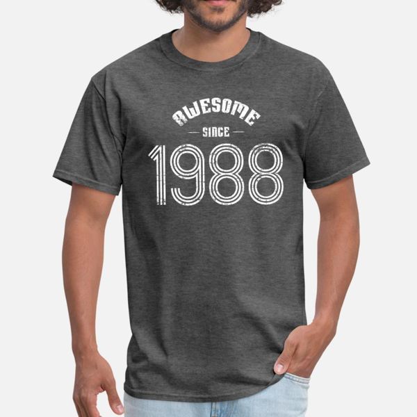 awsome since 1988, vintage 1988, birthday gift t shirt men designer cotton round collar novelty interesting building summer leisure shirt, White;black
awsome since 1988, vintage 1988, birthday gift t shirt men designer cotton round collar novelty interesting building summer leisure shirt, White;black
