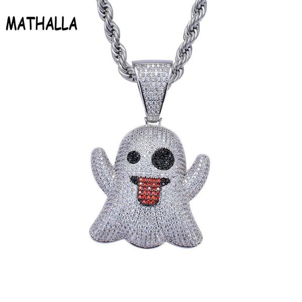 iphop bling iced out ghost pendant necklace with rope chain gold silver color cubic zircon hip hop jewelry for gift
iphop bling iced out ghost pendant necklace with rope chain gold silver color cubic zircon hip hop jewelry for gift