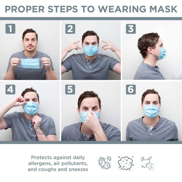 IN STOCK! DHL Free Shipping Disposable Mask For Air Pollution 3-ply Safety Mask Dustproof Mouth Cover for Adults Outdoor Work
IN STOCK! DHL Free Shipping Disposable Mask For Air Pollution 3-ply Safety Mask Dustproof Mouth Cover for Adults Outdoor Work