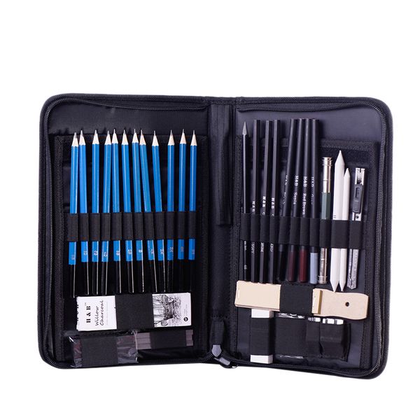 h&b 40pcs sketch pencils set artists drawing kit in pencil case with pencil sharpener art supplies for student painter beginner
h&b 40pcs sketch pencils set artists drawing kit in pencil case with pencil sharpener art supplies for student painter beginner