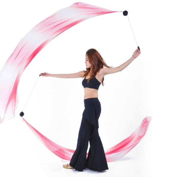 dance silk veil poi streamer stage thrown balls women belly dance level hand prop 2pcs silk veil + 2 pcs poi chain ball belly, Black;red
dance silk veil poi streamer stage thrown balls women belly dance level hand prop 2pcs silk veil + 2 pcs poi chain ball belly, Black;red