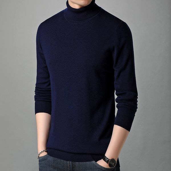 men's sweaters justar autumn 100% pure wool sweater high collar fashion knitted korean bottom, White;black
men's sweaters justar autumn 100% pure wool sweater high collar fashion knitted korean bottom, White;black