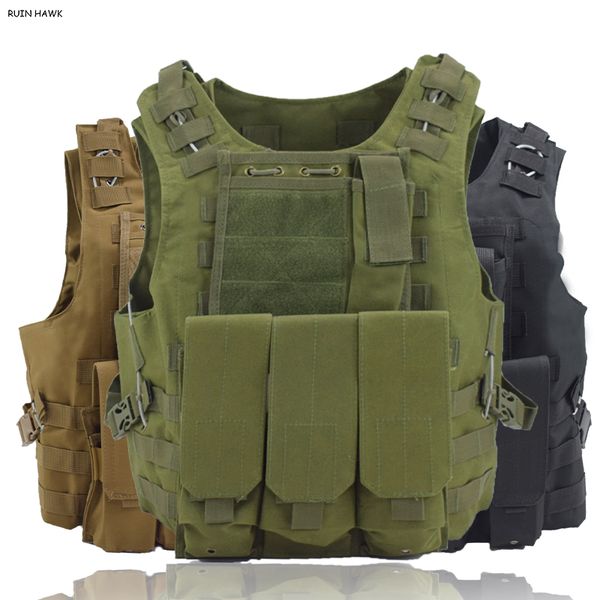 hunting jackets gear army combat protective vest mens outdoor camouflage body armor paintball shooting tactical, Camo;black
hunting jackets gear army combat protective vest mens outdoor camouflage body armor paintball shooting tactical, Camo;black