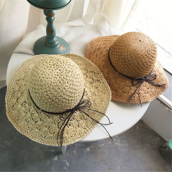 wide brim hats summer korea style handmade women straw hat bowknot ribbon hollow-out sun visor beach seaside caps for holiday, Blue;gray
wide brim hats summer korea style handmade women straw hat bowknot ribbon hollow-out sun visor beach seaside caps for holiday, Blue;gray