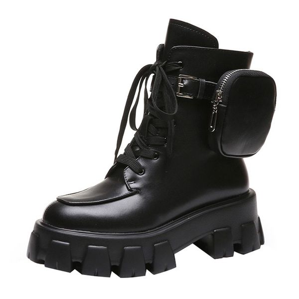 2020 new product pocket motorcycle boots women platform shoes lace up thick-soled black military shoes woman half botas mujer
2020 new product pocket motorcycle boots women platform shoes lace up thick-soled black military shoes woman half botas mujer