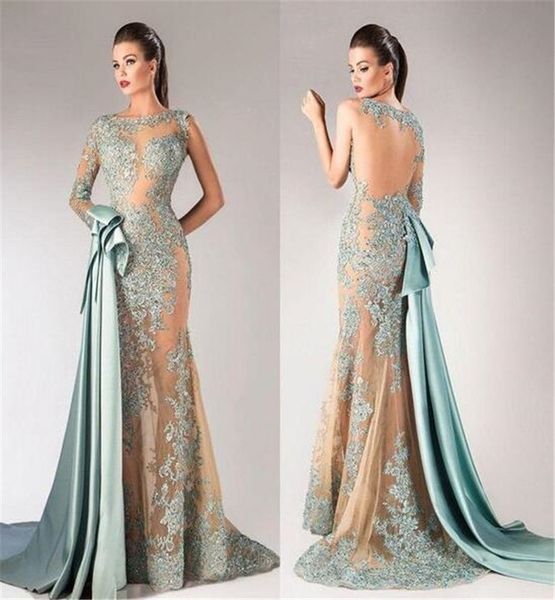 2021 dusty blue evening dresses lace applique bow size single long sleeves illusion backless sweep train satin vestido de festa de long, Black;red
2021 dusty blue evening dresses lace applique bow size single long sleeves illusion backless sweep train satin vestido de festa de long, Black;red