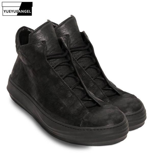 brand new men high dancing sneakers cow real leather ankle boots casual hip hop platform shoes lace up trainers jogger botas, Black
brand new men high dancing sneakers cow real leather ankle boots casual hip hop platform shoes lace up trainers jogger botas, Black