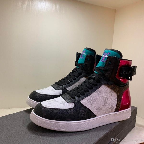 men's stylish casual high-shoes, comfortable wild high-shoes, printed leather, box size 38-45aa, Red;white
men's stylish casual high-shoes, comfortable wild high-shoes, printed leather, box size 38-45aa, Red;white