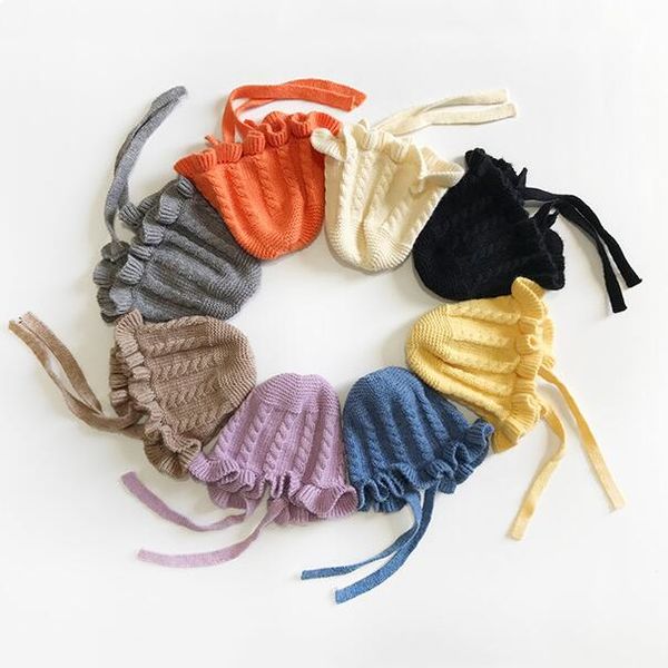 kid's knitted hats catton lovely lace beanies with bandage children solid knitted caps winter baby girl warm hat toddler baby gifts lsk, Yellow
kid's knitted hats catton lovely lace beanies with bandage children solid knitted caps winter baby girl warm hat toddler baby gifts lsk, Yellow