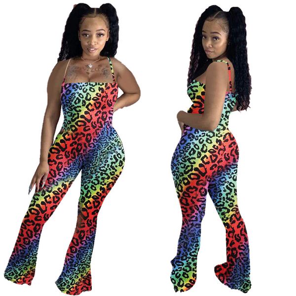fashion spaghetti strap womens rompers casual leopard printed jumpsuits women slim flares jumpsuits womens designer, Black;white
fashion spaghetti strap womens rompers casual leopard printed jumpsuits women slim flares jumpsuits womens designer, Black;white