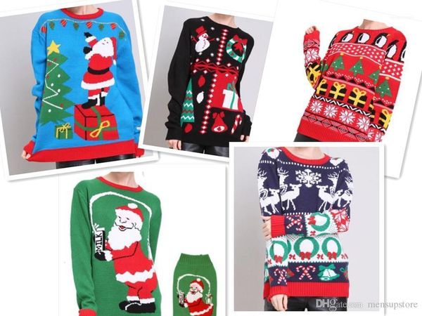 santa clus sweater ugly christmas sweaters women autumn winter designer xmas deer, White;black
santa clus sweater ugly christmas sweaters women autumn winter designer xmas deer, White;black