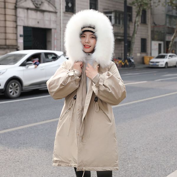 warm thicken winter jacket women casual adjustable waist medium long hooded parka coat female fur collar jacket, Black
warm thicken winter jacket women casual adjustable waist medium long hooded parka coat female fur collar jacket, Black