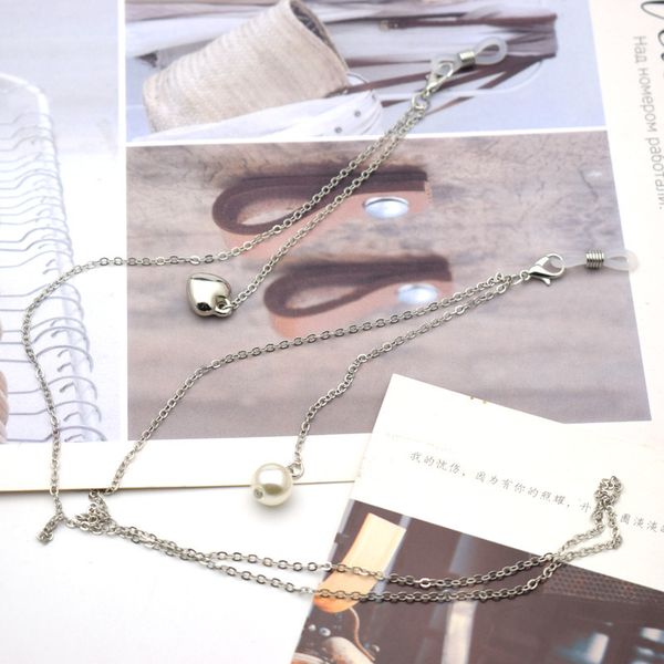 personality preppy style love beaded chain cords glasses eyewear accessories neck strap rope sunglasses 2020 new lanyard glasses, Silver
personality preppy style love beaded chain cords glasses eyewear accessories neck strap rope sunglasses 2020 new lanyard glasses, Silver