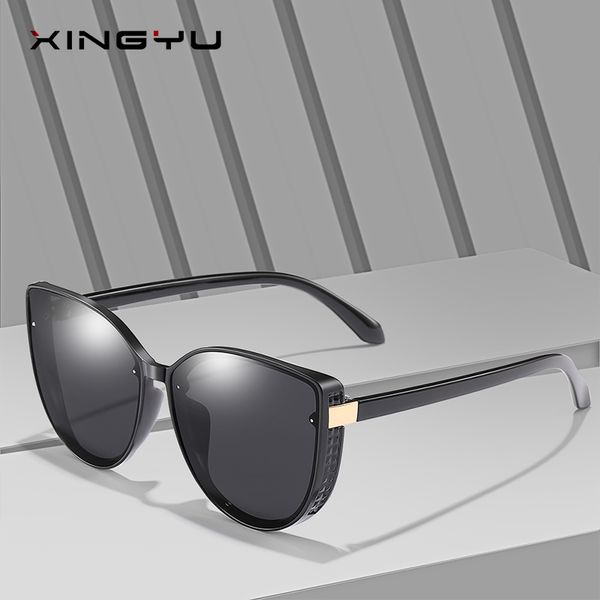 xingyu 2020 new polarized sunglasses for women large frame cat eye outdoor driving glasses oculos feminino gafas de sol mujer, White;black
xingyu 2020 new polarized sunglasses for women large frame cat eye outdoor driving glasses oculos feminino gafas de sol mujer, White;black