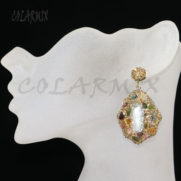 6 pairs multi color stone earrings pave gold rhinestone earrings gift for lady jewelry gift for lady 8035, Silver
6 pairs multi color stone earrings pave gold rhinestone earrings gift for lady jewelry gift for lady 8035, Silver