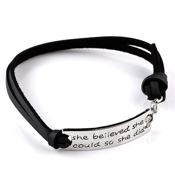 2020 letters bracelets for men black vintage punk cuff adjustable length male female jewelry, Golden;silver
2020 letters bracelets for men black vintage punk cuff adjustable length male female jewelry, Golden;silver