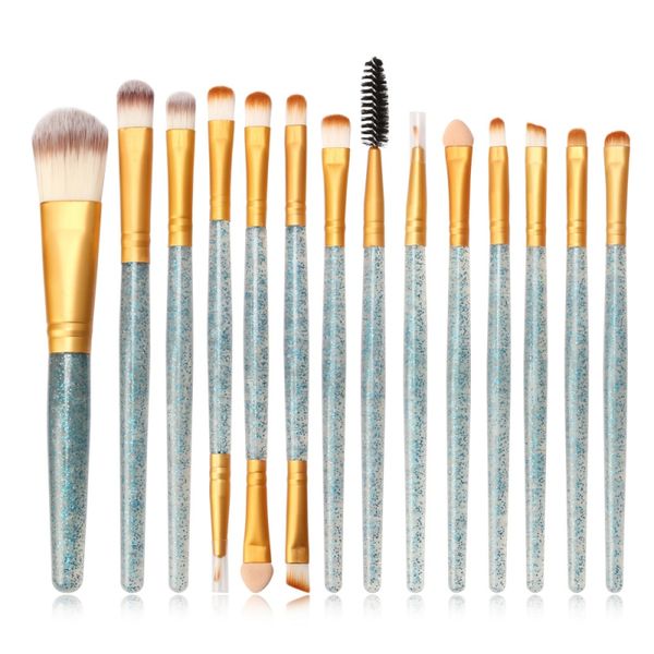 15pcs diamond makeup brushes set women foundation powder blush eye shadow lip cosmetic colorful for make up tools new
15pcs diamond makeup brushes set women foundation powder blush eye shadow lip cosmetic colorful for make up tools new